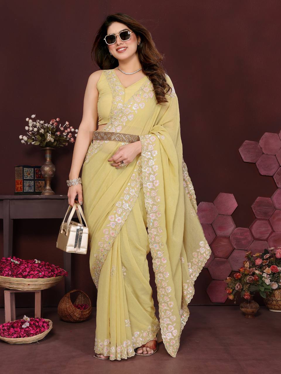 Women's Fancy Designer Sarees