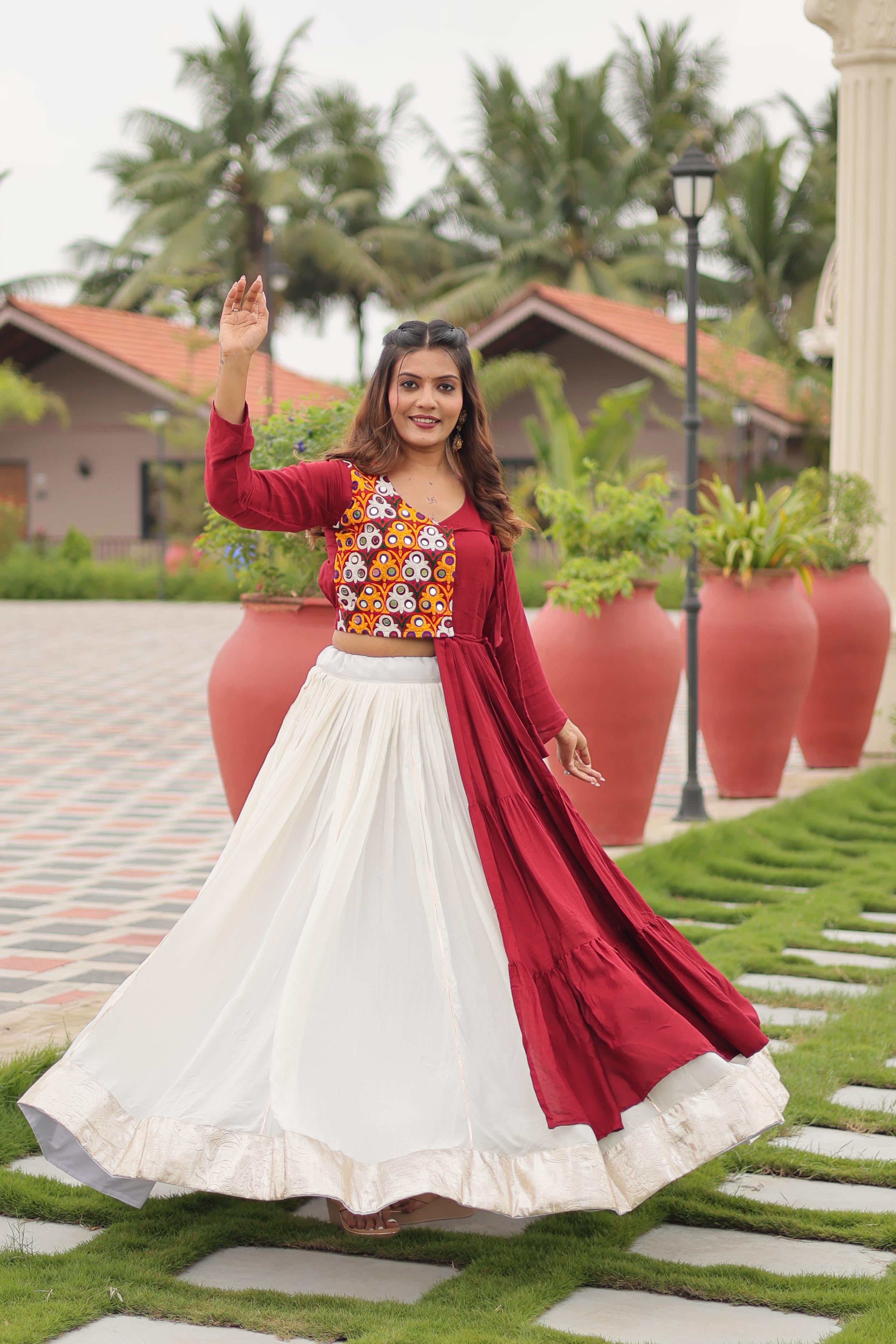 Traditional Navratri Cotton Lehenga Choli