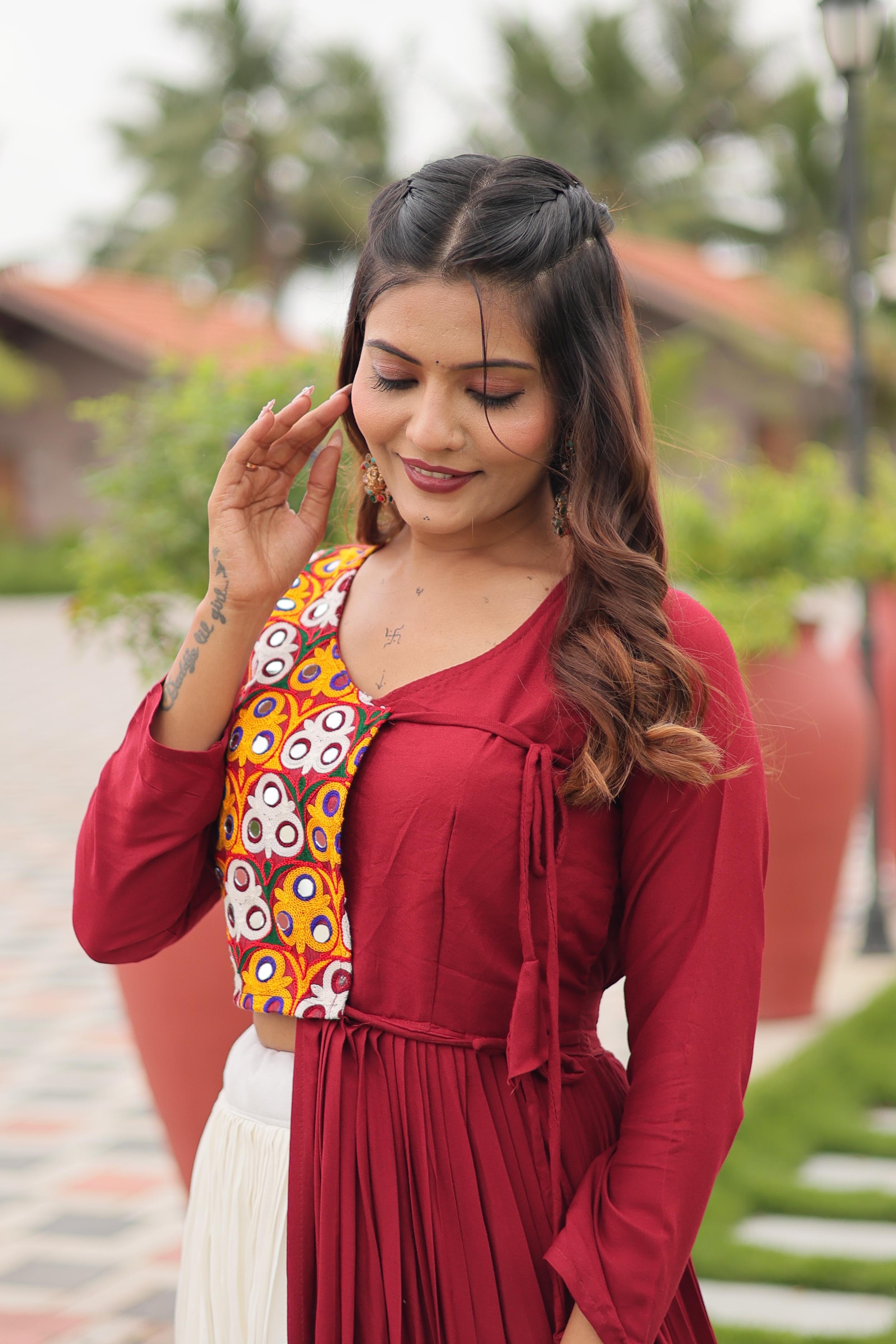 Traditional Navratri Cotton Lehenga Choli