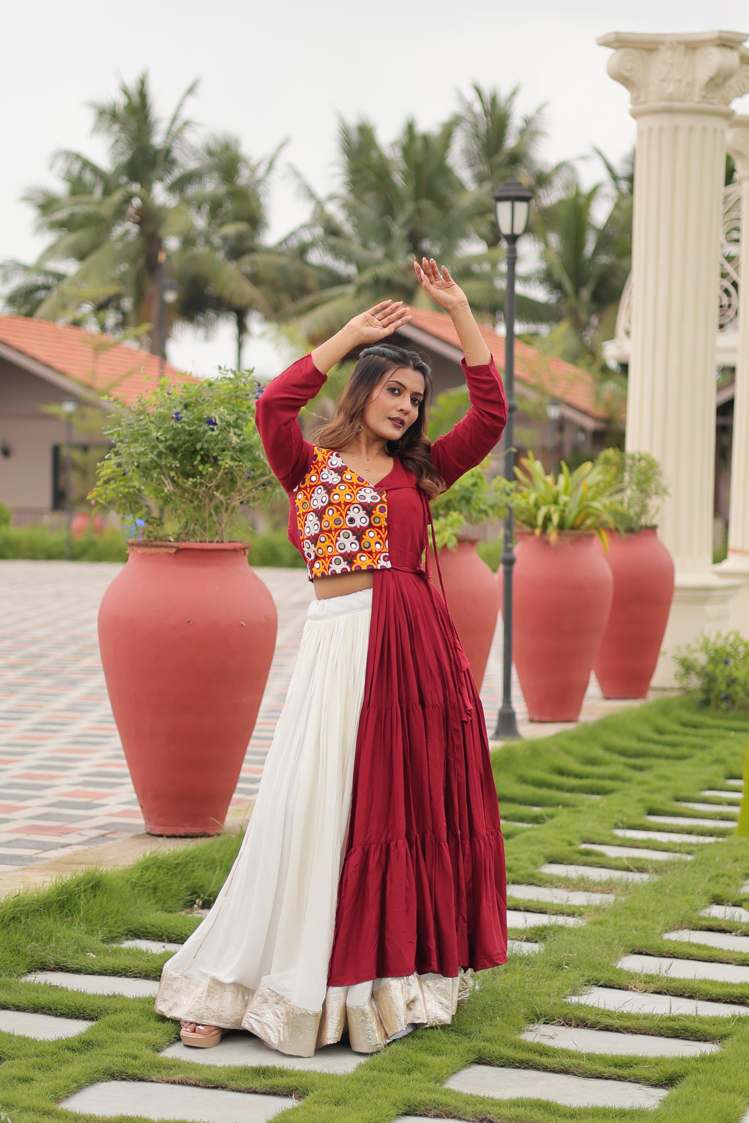 Traditional Navratri Cotton Lehenga Choli