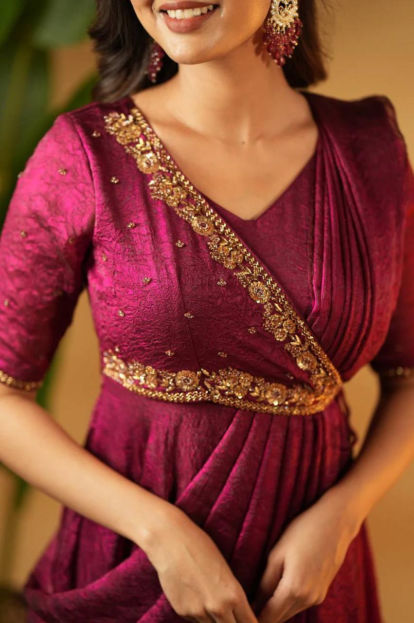 Ready To Wear Pre Draped Saree