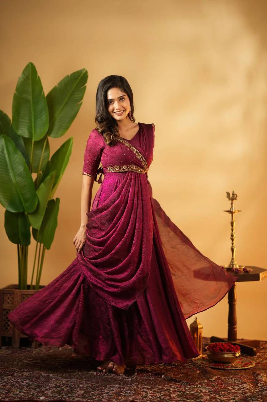 Ready To Wear Pre Draped Saree