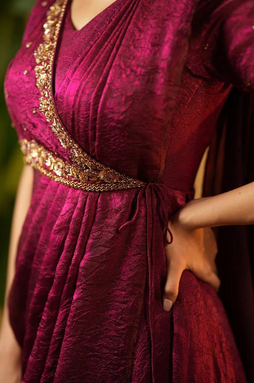 Ready To Wear Pre Draped Saree