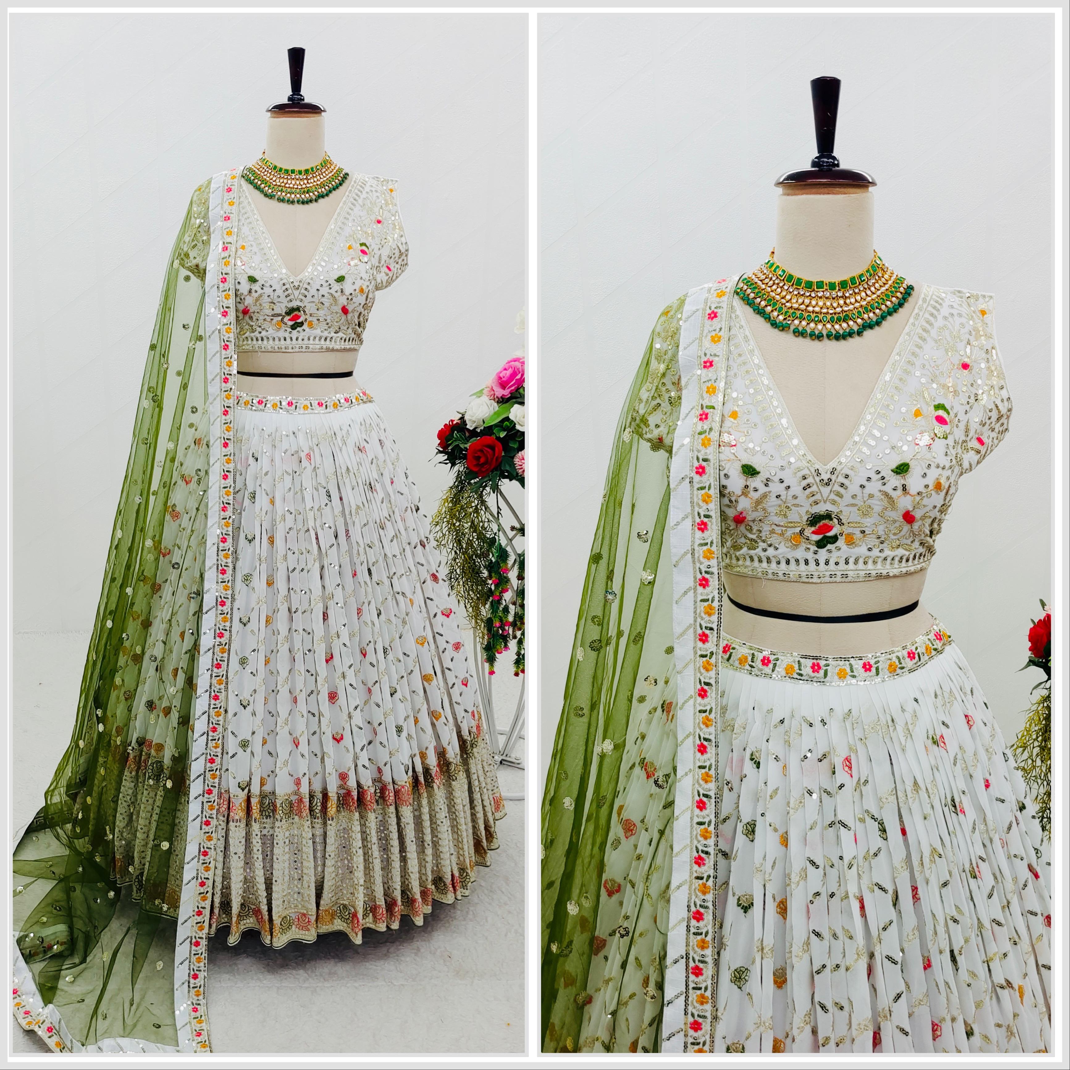 Real Modling Lehenga Choli With Dupatt Set