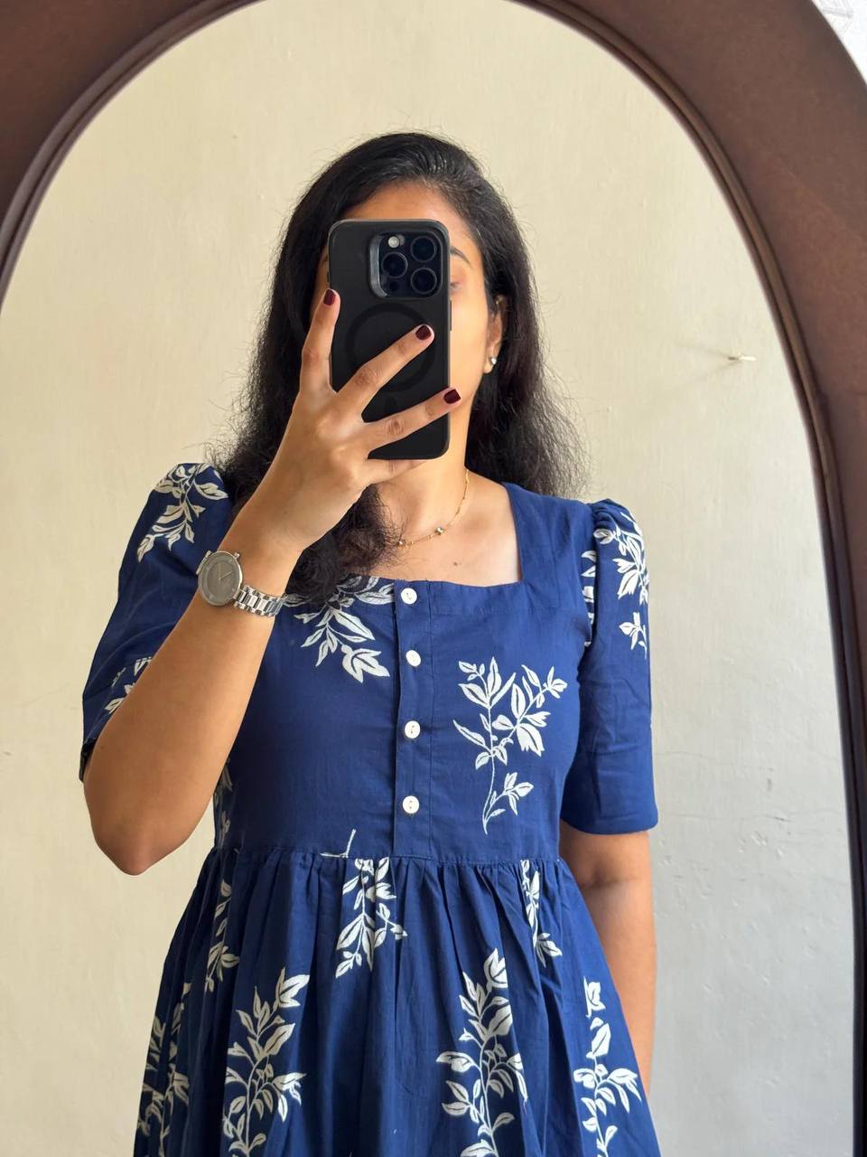 Women Blue Viscose Rayon Kurtas