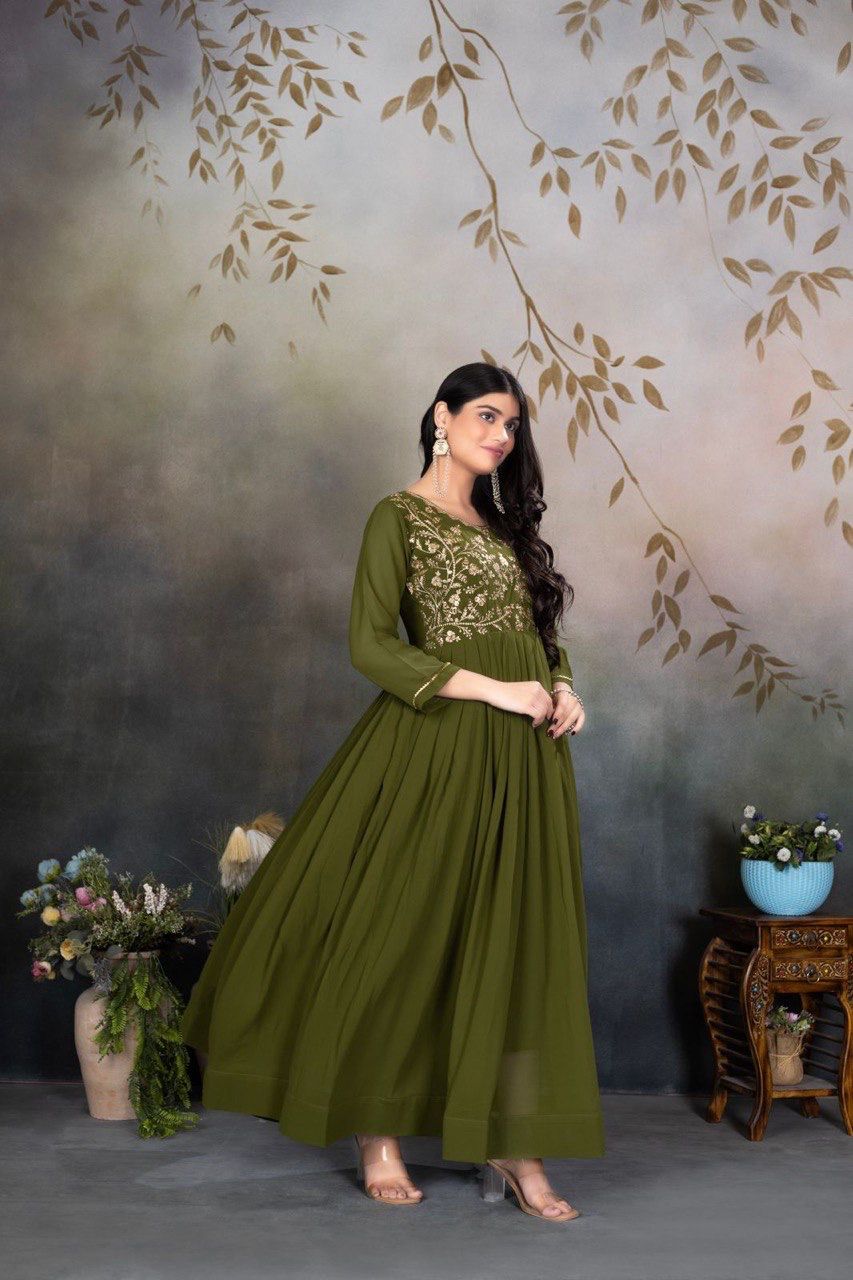 Trendy Styled Gown for Womens