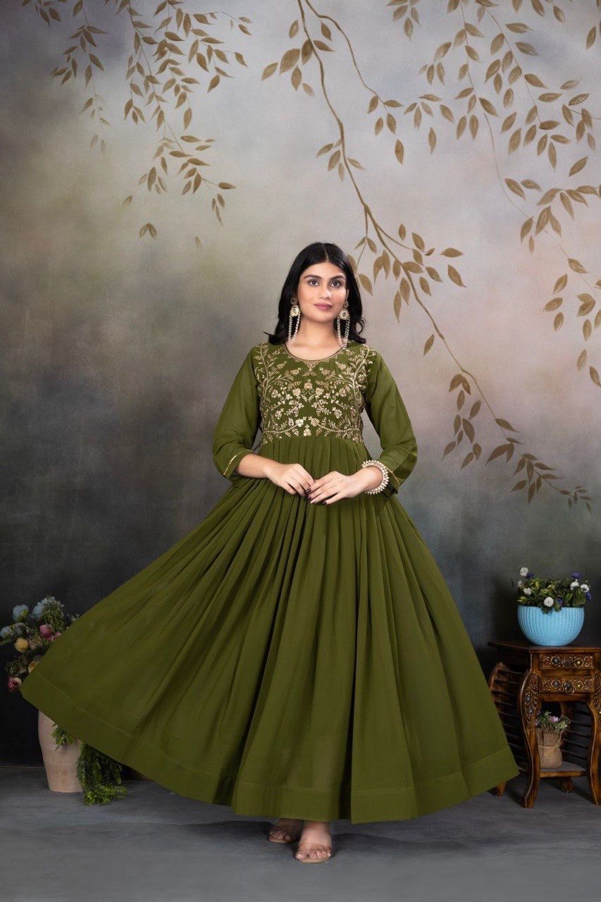 Trendy Styled Gown for Womens