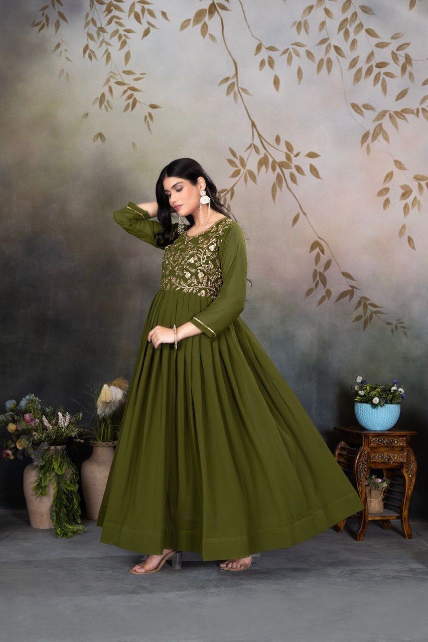 Trendy Styled Gown for Womens