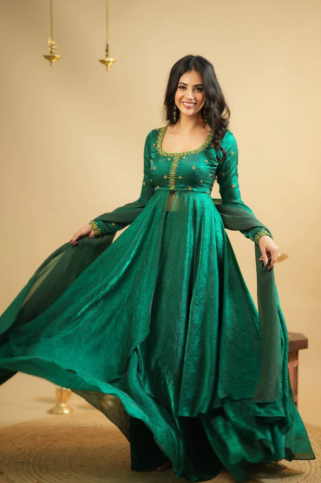 Vichitra Silk Lehenga Set