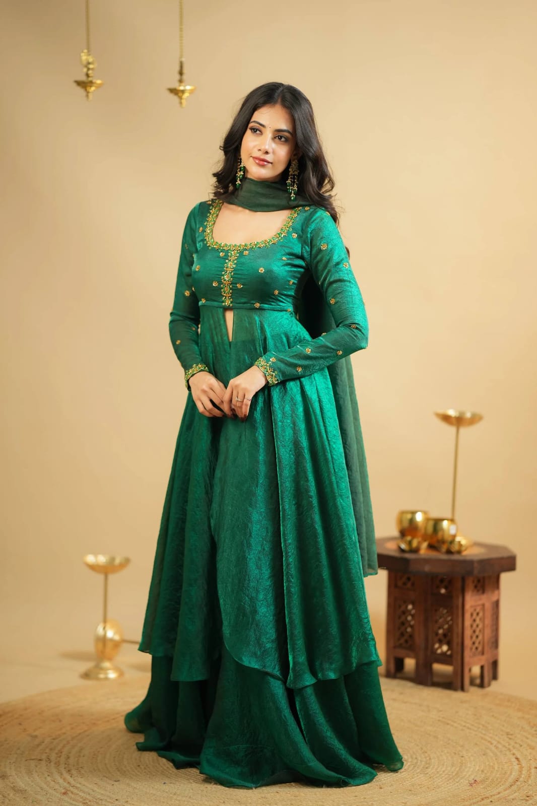 Vichitra Silk Lehenga Set