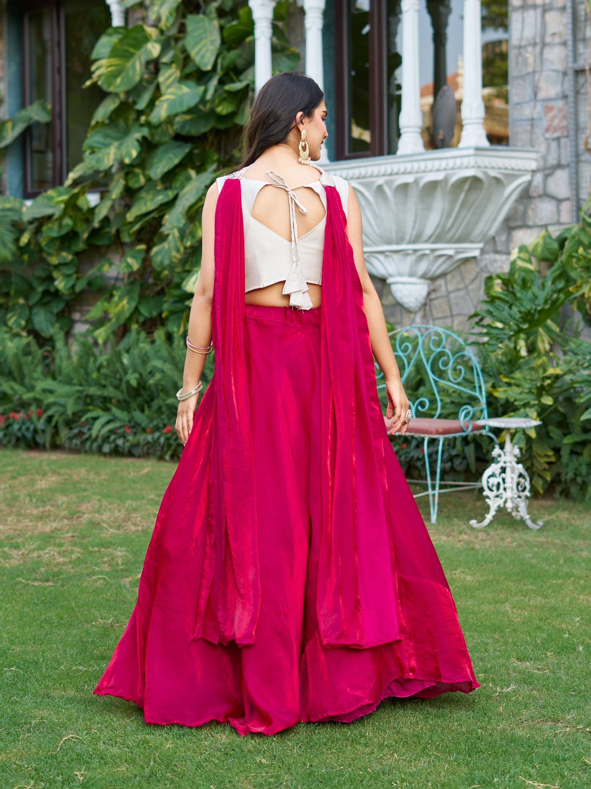 Pure Tissue Silk Lehenga Choli