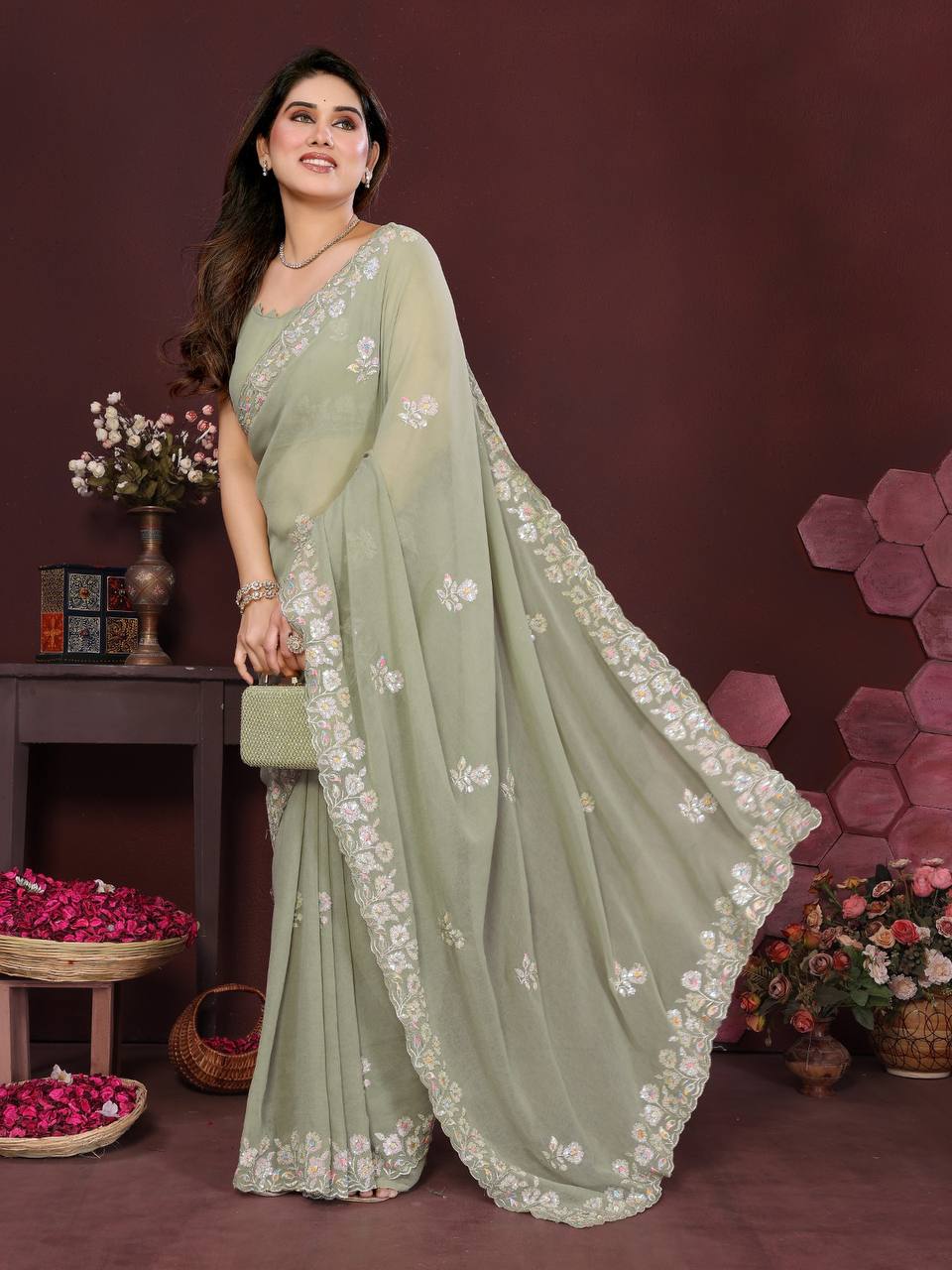 Women's Fancy Designer Sarees