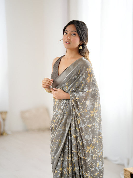 Beautiful Trending Pastel Colours Saree