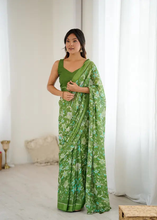 Beautiful Trending Pastel Colours Saree