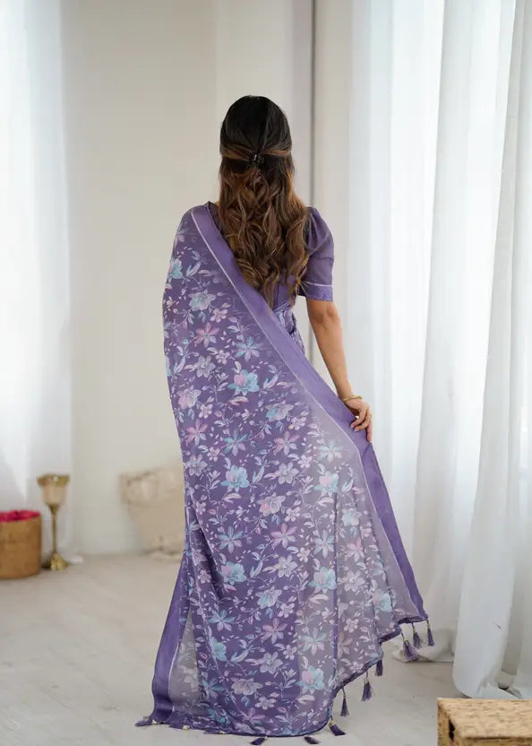 Beautiful Trending Pastel Colours Saree