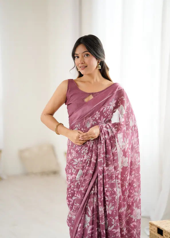 Beautiful Trending Pastel Colours Saree