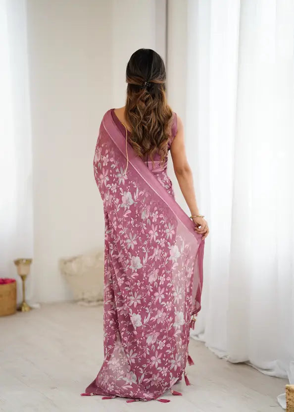 Beautiful Trending Pastel Colours Saree