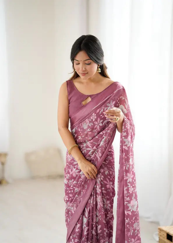 Beautiful Trending Pastel Colours Saree