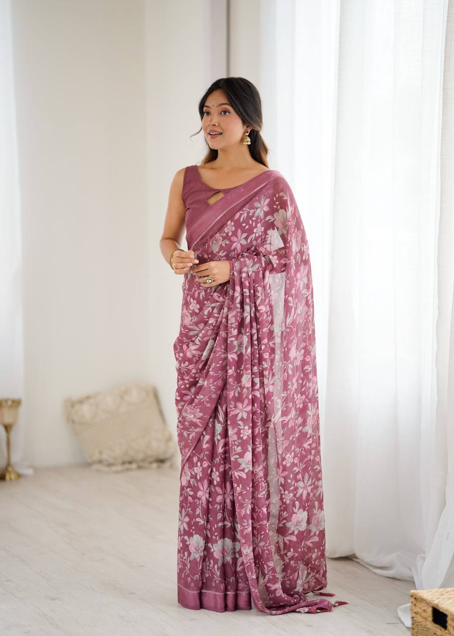 Beautiful Trending Pastel Colours Saree