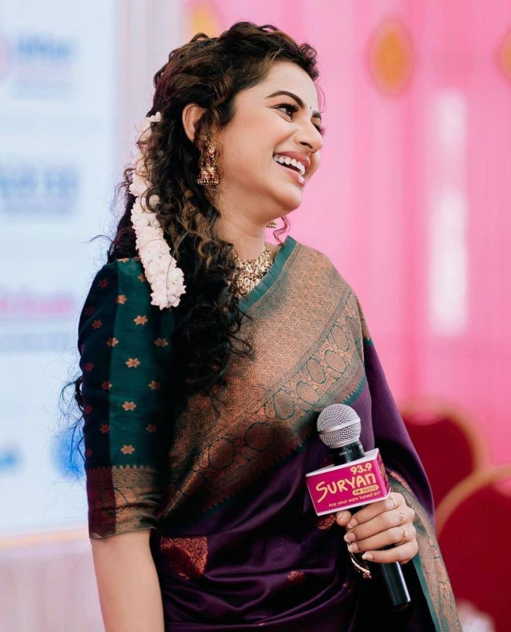 Enchanting Purple Soft Silk Saree