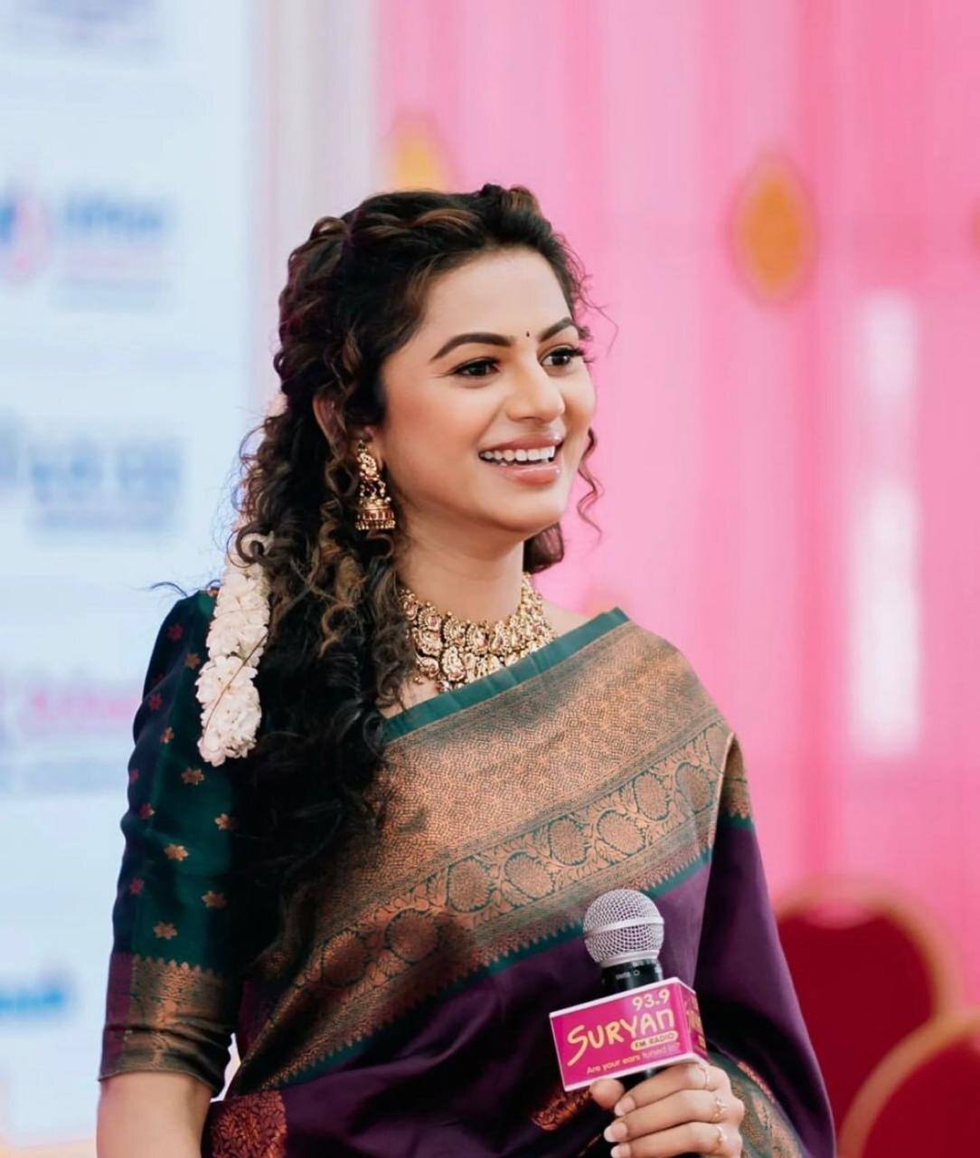 Enchanting Purple Soft Silk Saree
