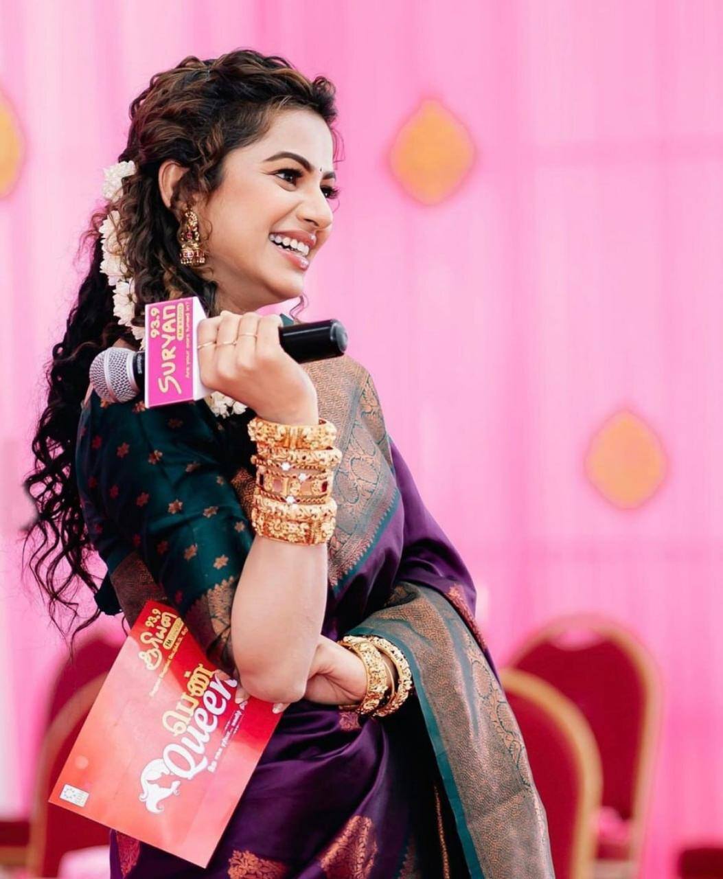 Enchanting Purple Soft Silk Saree