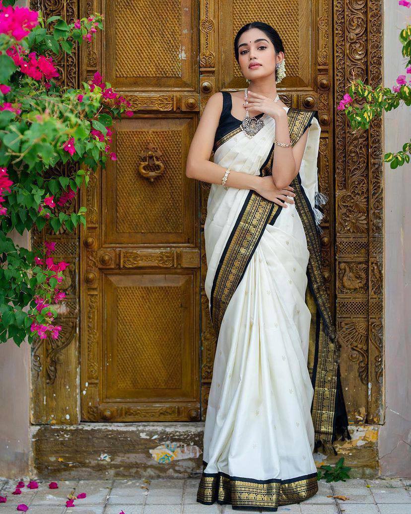 Designer Kanjeevaram Banarasi Silk Jacquard Saree