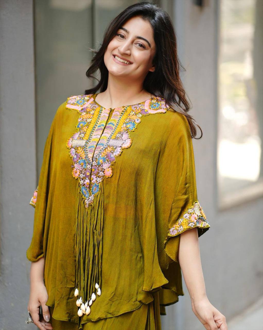 Teal Chinon Sequence Salwar Suit