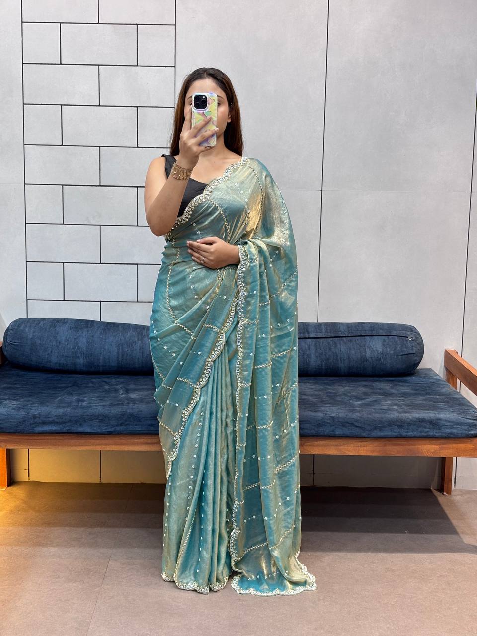 Luxurious and Glamorous Trending Hand Work Saree