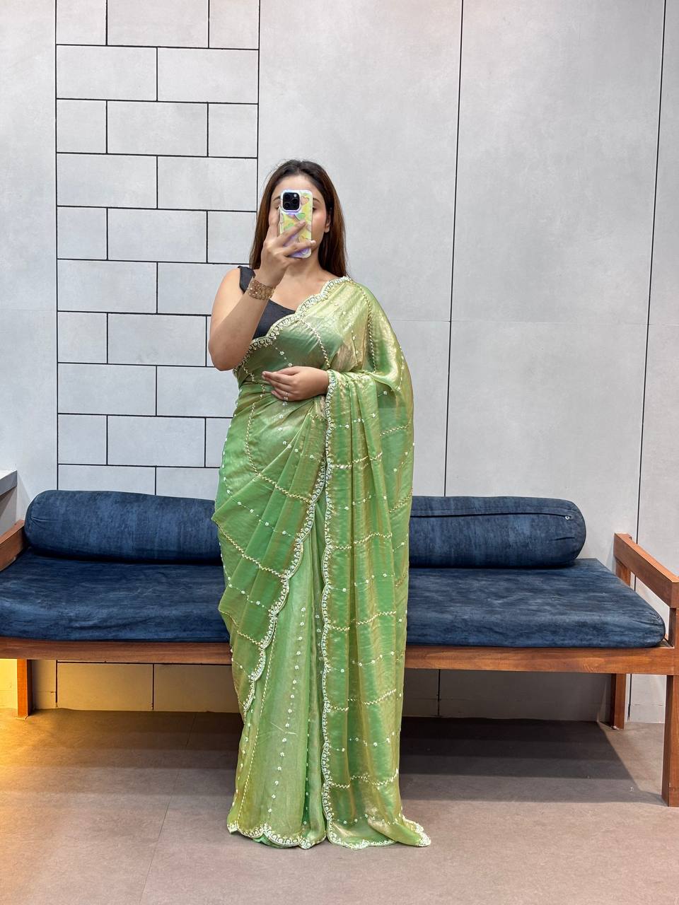 Luxurious and Glamorous Trending Hand Work Saree