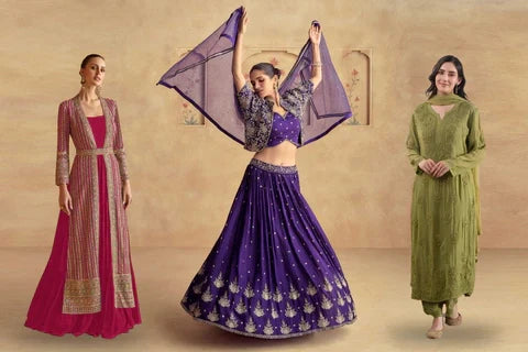Trending Lehenga Cholis, Kurtis & Women's Outfits