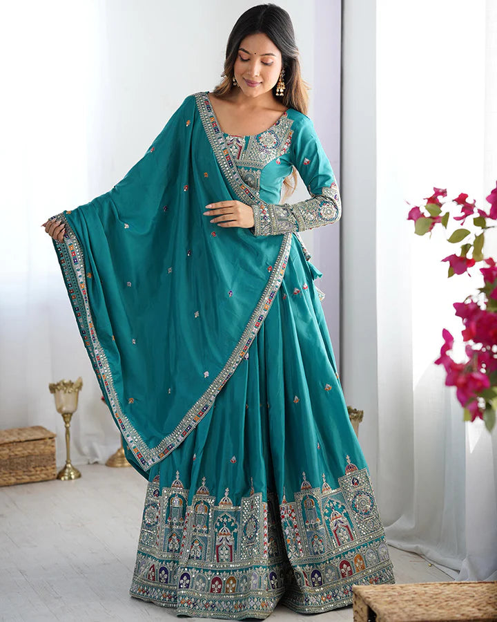 Heavy Thread with Sequins Work Designer Lehenga Choli