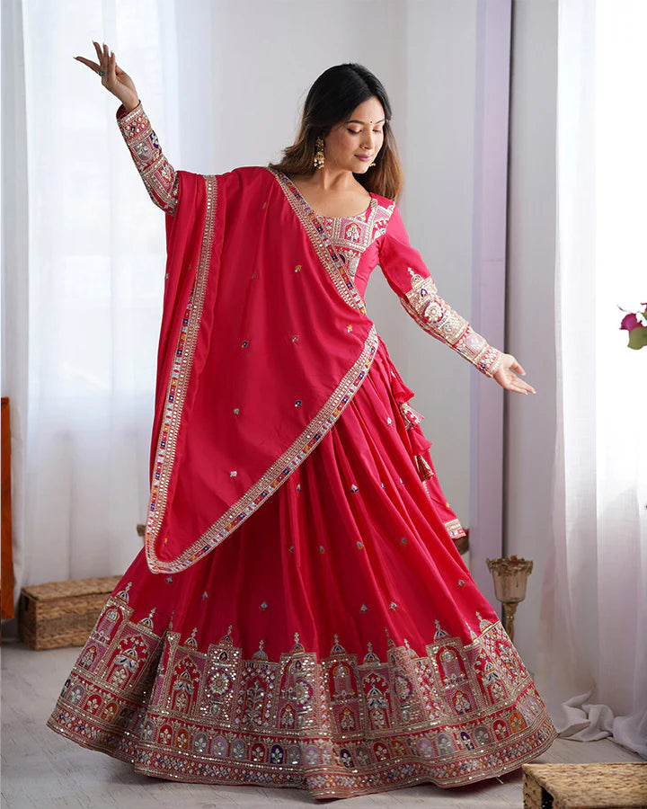 Heavy Thread with Sequins Work Designer Lehenga Choli