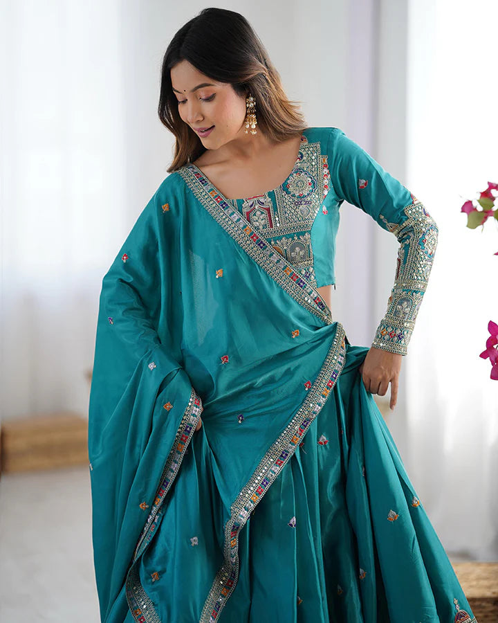Heavy Thread with Sequins Work Designer Lehenga Choli