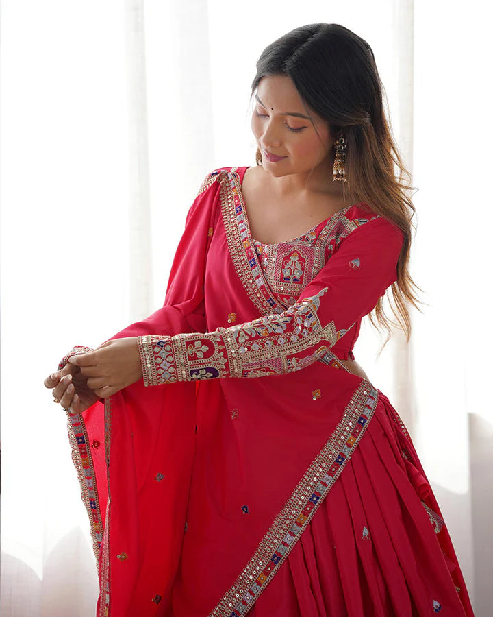 Heavy Thread with Sequins Work Designer Lehenga Choli