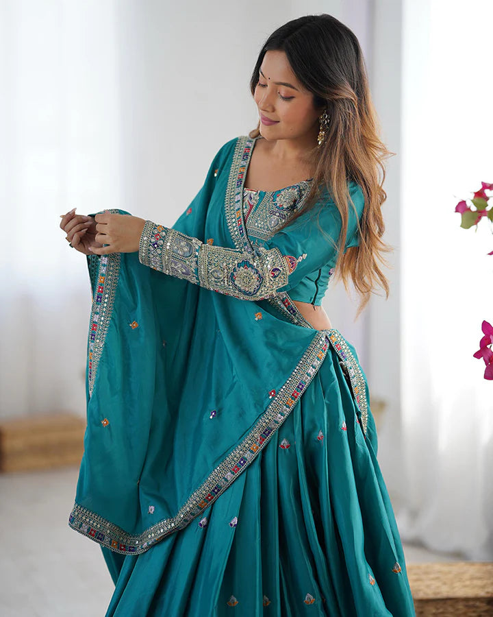 Heavy Thread with Sequins Work Designer Lehenga Choli