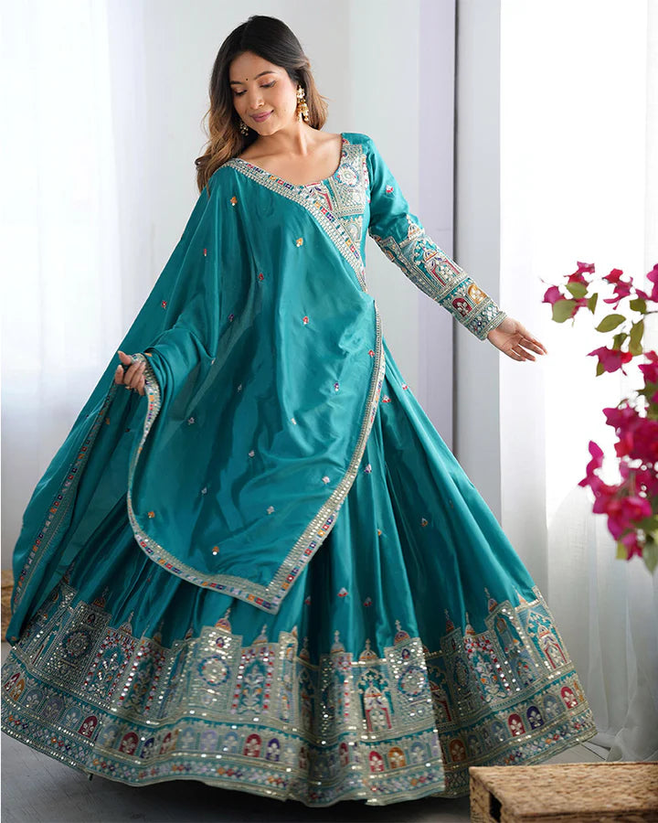 Heavy Thread with Sequins Work Designer Lehenga Choli