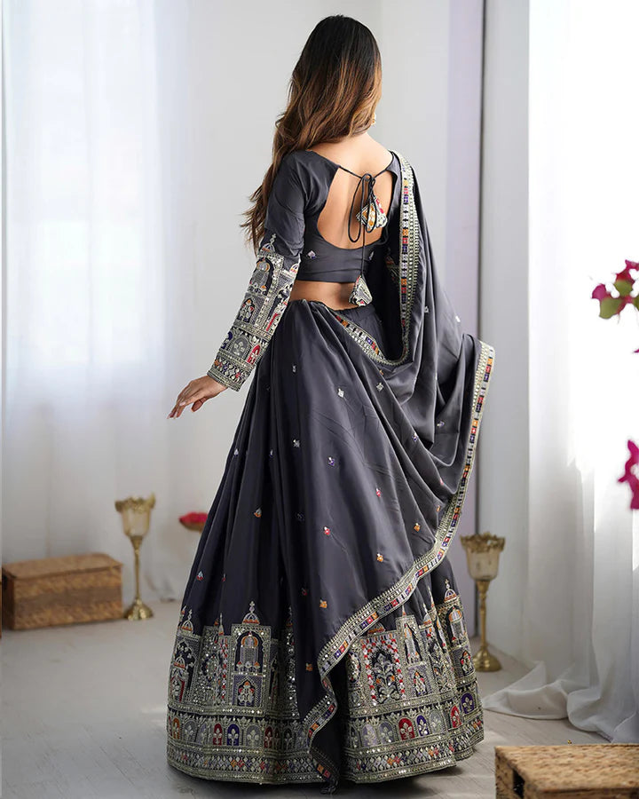 Heavy Thread with Sequins Work Designer Lehenga Choli