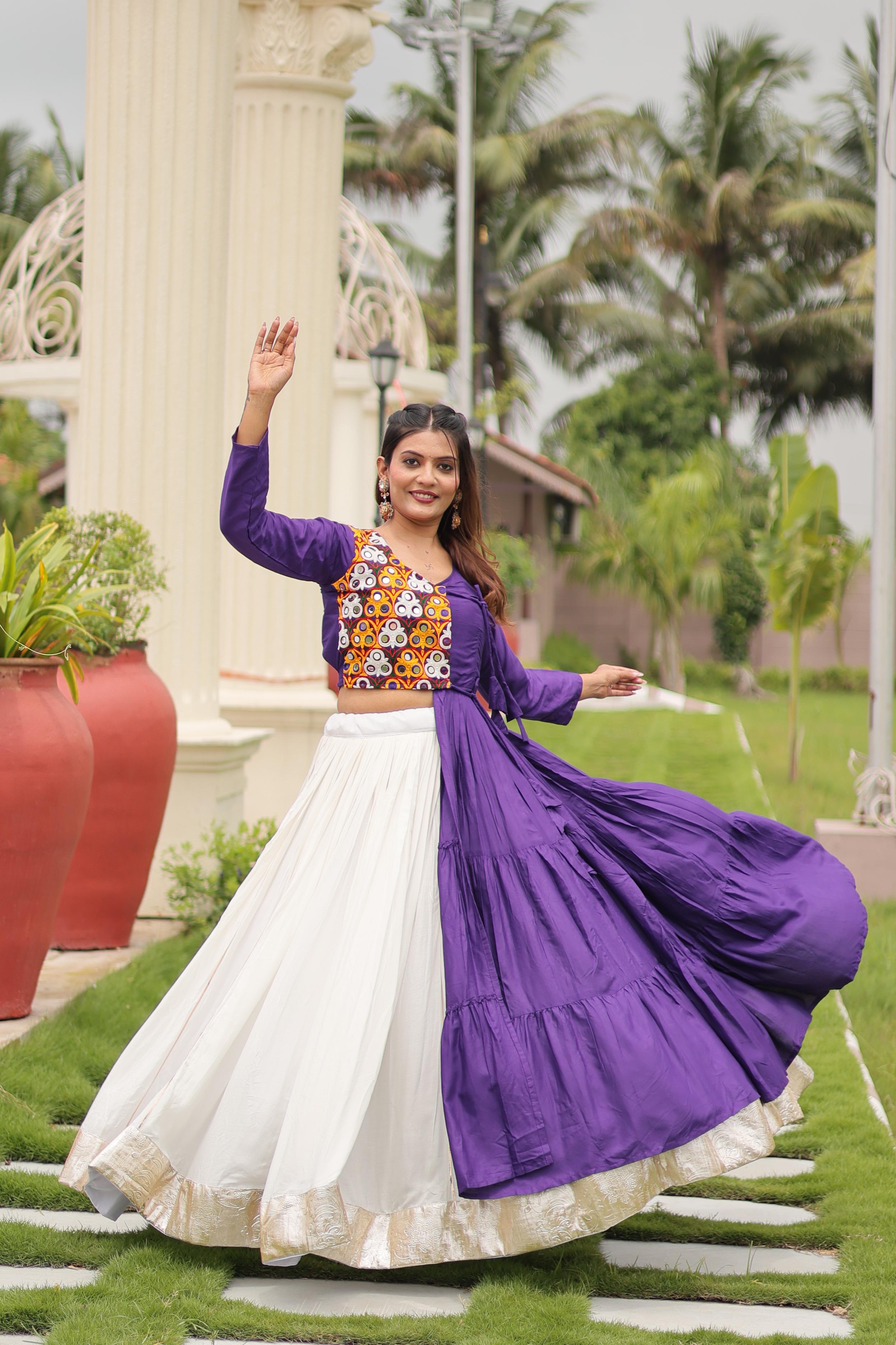Traditional Navratri Cotton Lehenga Choli