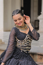 Navratri Special Leheriya Print Lehenga Choli
