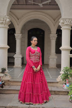Navratri Special Leheriya Print Lehenga Choli