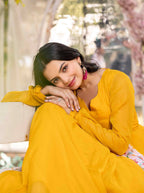Elegant Georgette Lining Gown
