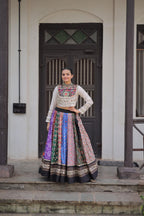 Multi-Color Digital Printed Cotton Navaratri Special Lehenga Choli