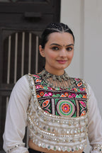 Multi-Color Digital Printed Cotton Navaratri Special Lehenga Choli