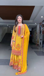 Designer Dupatta Set