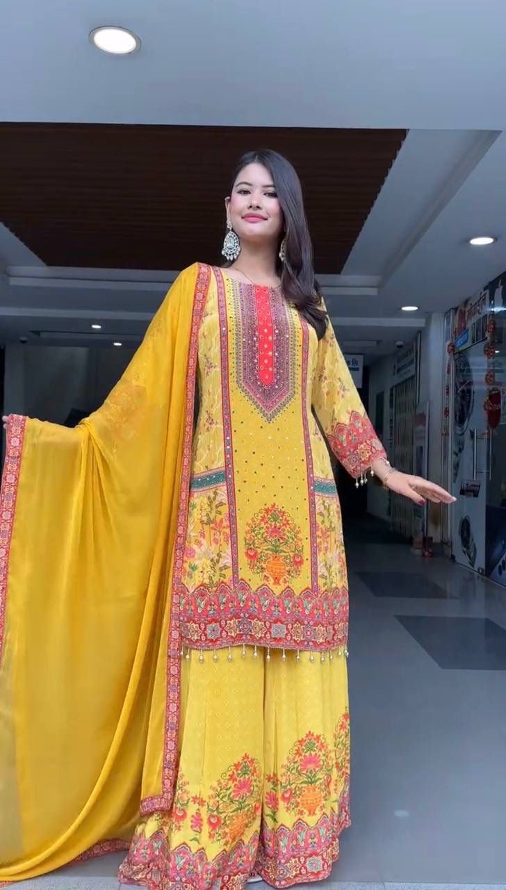 Designer Dupatta Set
