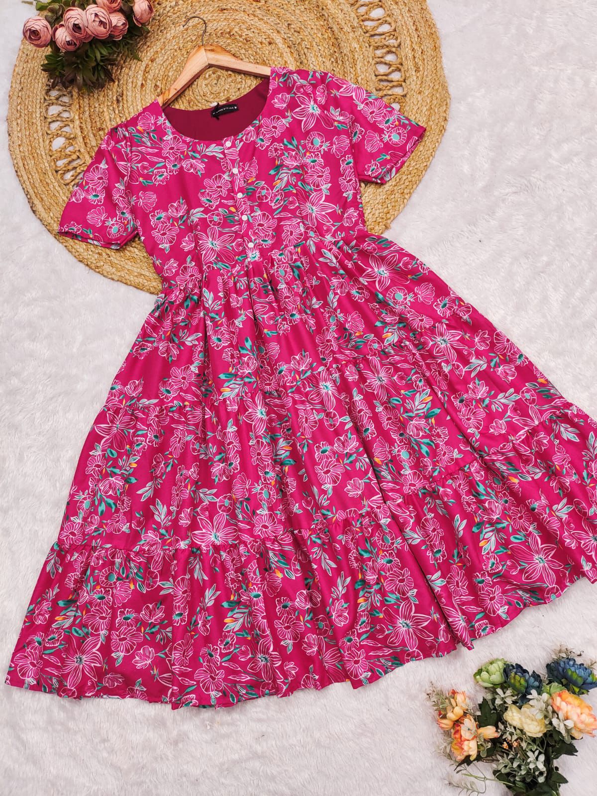 Pink Trendy Designer Women Dresses