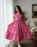 Pink Trendy Designer Women Dresses
