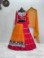 New Designer Real Mirror Work Lehenga Choli With Dupatta