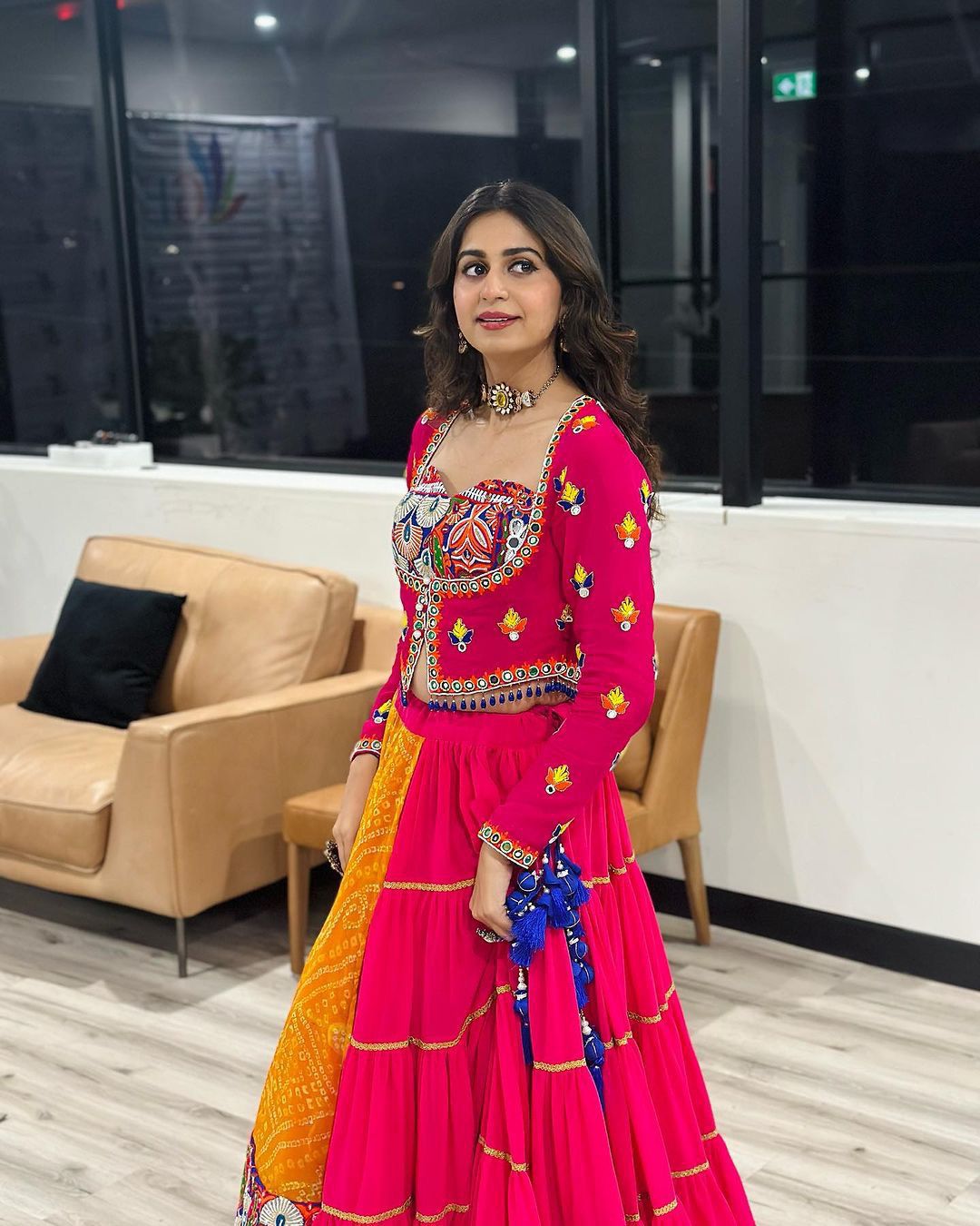New Designer Real Mirror Work Lehenga Choli With Dupatta